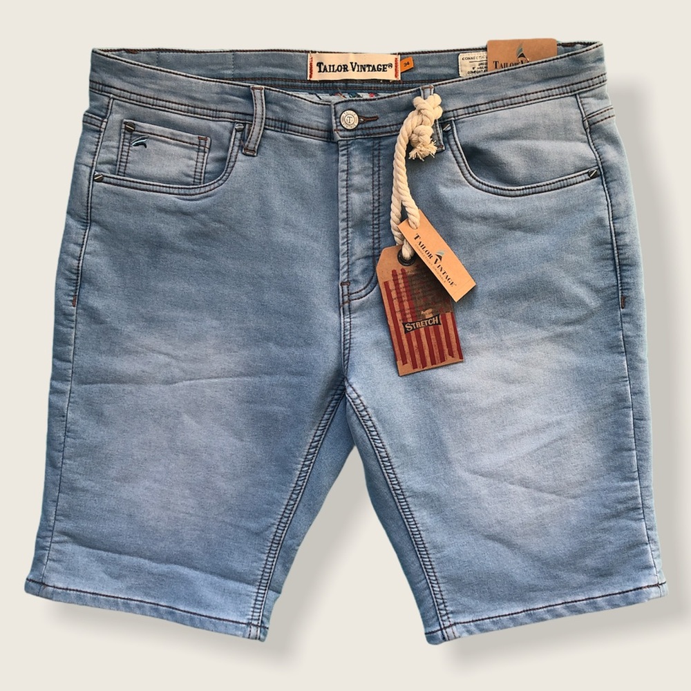 TAILOR VINTAGE SLIM FIT / STRETCH DENIM SHORT
